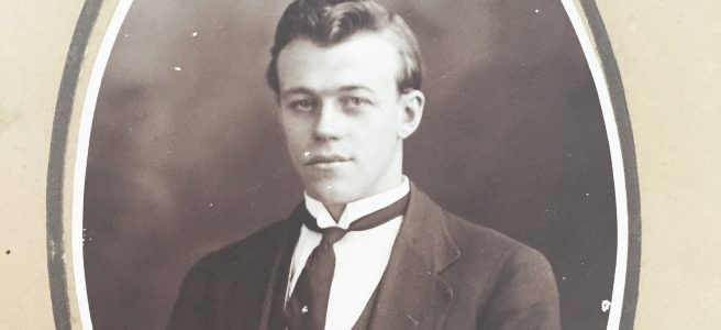 Grandfather, sepia, suit, tie, photo, young man | See more at www.diywoman.net