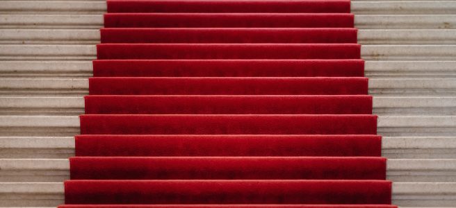 marriage, wedding, red carpet, stairs, church, abbey, royal wedding | See more at www.diywoman.net