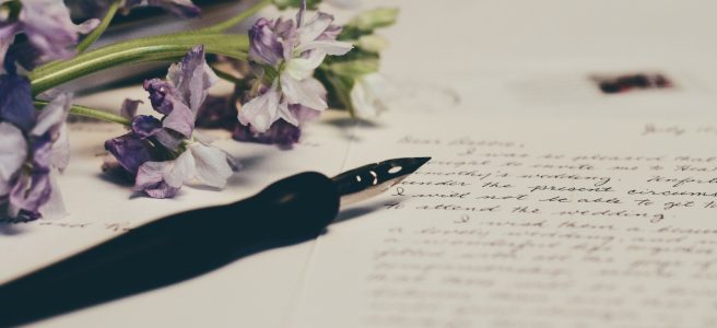 fountain pen, writing, journal, flowers | See more at www.diywoman.net